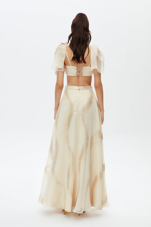 FLARE LONG SKIRT